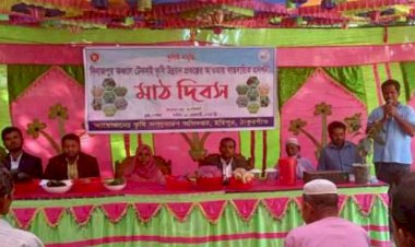 ঠাকুরগাঁওয়ের হরিপুরে টেংরিয়া প্রধান পাড়ায় মাঠ দিবস অনুষ্ঠিত