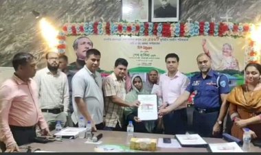 নাইক্ষ্যংছড়ি জমিসহ ১২৮টি ভূমিহীনদের মাঝে ঘরের চাবি হস্তান্তর!