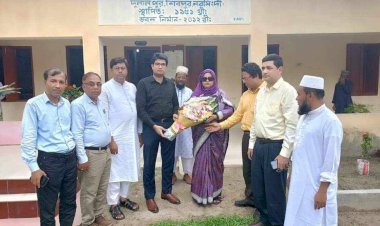 শিবপুরে দুলালপুর সিনিয়র ফাজিল ( ডিগ্রী )মাদ্রাসায়   আলিম পরীক্ষা কেন্দ্র পরিদর্শন করলেন শিক্ষা মন্ত্রণালয়ের অতিরিক্ত সচিব শাহনেয়াজ দিলরুবা খান