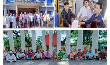 টেকনাফে শিক্ষকের নিরাপত্তা চেয়ে স্মারকলিপি প্রদান