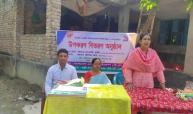 কেশবপুরে হতদরিদ্র মহিলাদের মাঝে  বিনামূল্যে গবাদি পশু বিতরণ