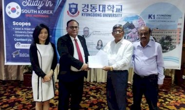 বগুড়ার পুন্ড্র ইউনিভার্সিটি ও কিয়াংডং ইউনিভার্সিটির মধ্যে  সমঝোতা স্মারক স্বাক্ষরিত।
