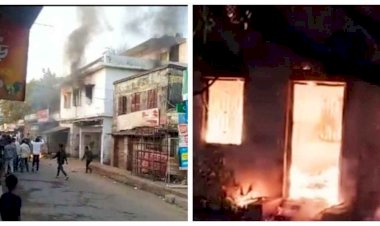 নড়াইলের কালিয়ায় সাবেক এমপি মুক্তির বাড়িসহ আ.লীগ অফিসে ভাঙচুর-আগুন