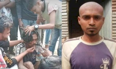 নওগাঁয় মোবাইল ও সাইকেল চুরির অপবাদে ইটভাটার এক শ্রমিককে মাথা ন্যাড়াকরে নির্যাতন