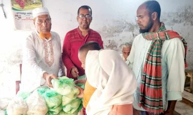 কেশবপুরে যুব ও সমাজ কল্যাণ সংস্থার  উদ্যোগে ঈদ সামগ্রী বিতরণ