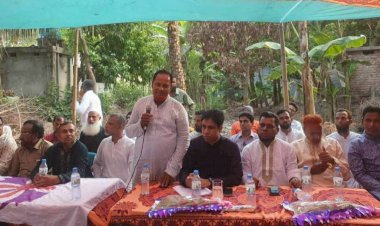 কেশবপুর বাসীর ফুলের শুভেচ্ছায় সিক্ত  হলেন, এস এম রাশিদুল ইসলাম