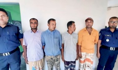 পীরগাছায়  ৪ জুয়ারি গ্রেফতার
