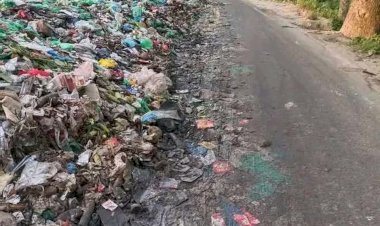 হোমনা পৌরসভার ময়লার স্তুপ রাস্তায়, উৎকট দুর্গন্ধে জনজীবন অতিষ্ট