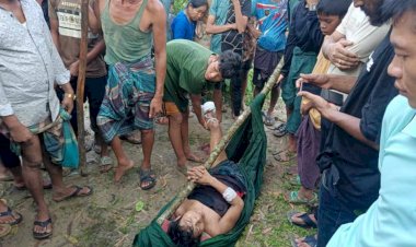 নাইক্ষ্যংছড়ি'র সীমান্তে মাইন বিস্ফোরণে এক মিয়ানমার যুবকের বাম পা বিচ্ছিন্ন !