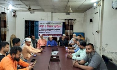 শ্রীপুর প্রেসক্লাবে ঈদে মিলাদুন্নবী (সাঃ) উদযাপন