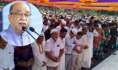 নরসিংদীর মনোহরদীতে সাবেক শিল্পমন্ত্রী হুমায়ুনের দাফন সম্পন্ন