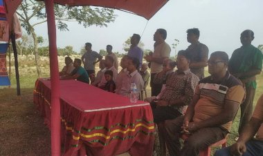 কেশবপুরের বসুন্তিয়া মহাশ্মশানে ৫ম তম  ভাগবত পাঠের অনুষ্ঠান