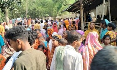 ওগাঁর নিয়ামতপুর উপজেলার বাহাদুরপুরে একই পরিবারের শিশুসহ ৪ জনকে গলা কেটে হত্যা