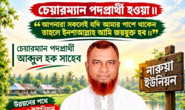 বুড়িগোয়ালিনী ইউনিয়নে চেয়ারম্যান প্রার্থী উদীয়মান নন্দিত নেতা মোল্লা জাহাঙ্গীর আলম