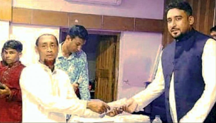 কেশবপুরের মসজিদ ও মন্দির সংস্কারের  জন্য এমপি'র অনুদানের চেক বিতরণ