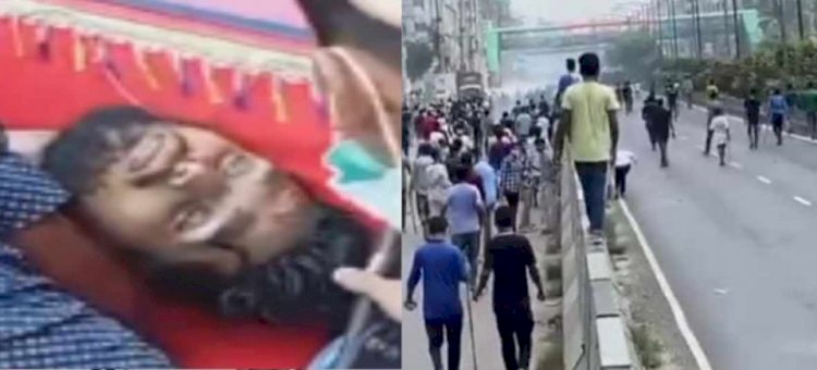 সাভারে কোটা সংস্কারের দাবিতে ত্রিমুখী সংঘর্ষ,নিহত ১