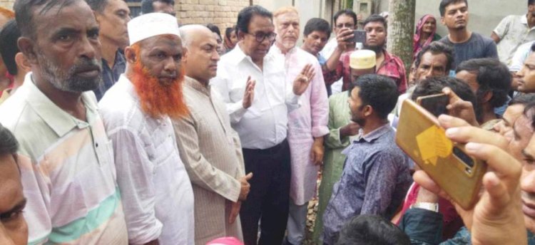 বালিয়াকান্দি থানা পুলিশের সাথে  বিএনপি নেতাদের মতবিনিময়