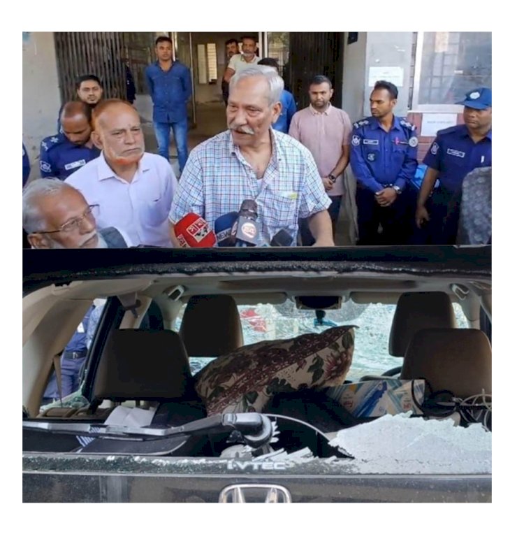 থানায় মামলা দিতে গিয়ে ব্যারিস্টার শাহজাহান ওমর গ্রেফতার