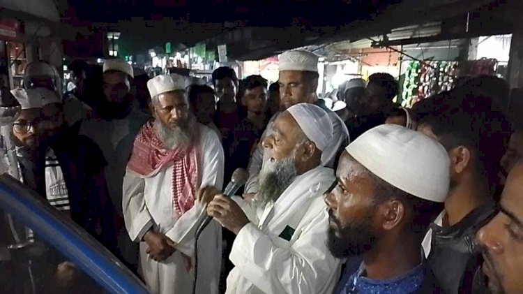 নরসিংদীতে ইসকন বিরোধী বিক্ষোভ মিছিল অনুষ্ঠিত
