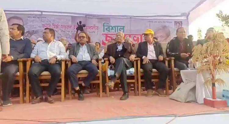 ঠাকুরগাঁওয়ে বাংলাদেশ জাতীয়তাবাদী দল বিএনপির জনসভা অনুষ্ঠিত