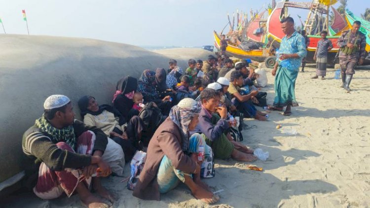 টেকনাফের সাগরপথে ৩৬ রোহিঙ্গার বাংলাদেশে অনুপ্রবেশ