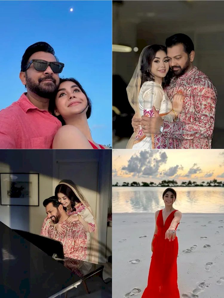 হানিমুনের ছবি প্রকাশ করে তাহসানের স্ত্রী লিখলেন, ‘এ প্রেম সুদৃঢ়’