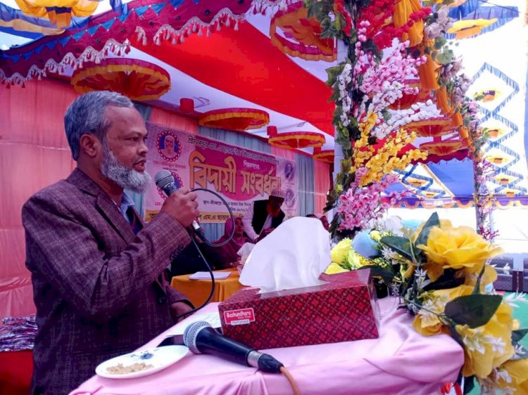 শ্রীমন্তপুর এম.এ ছাত্তার উচ্চ বিদ্যালয়ের  অবসরপ্রাপ্ত ৪ শিক্ষকের বিদায় সংবর্ধনা