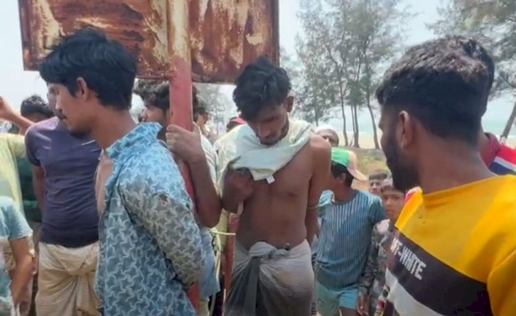 টেকনাফ মেরিন ড্রাইভে ডাকাতির চেষ্টাকালে তিন ডাকাতকে আটক