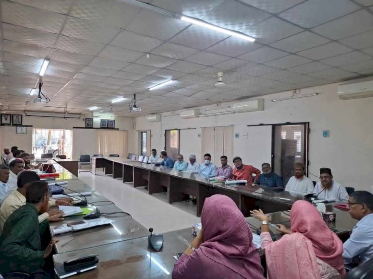 নরসিংদীতে এস এস সি, দাখিল ও সমমানের   নকলমুক্ত ও শান্তি পূর্ণ রাখতে প্রস্তুতি মূলক সভা