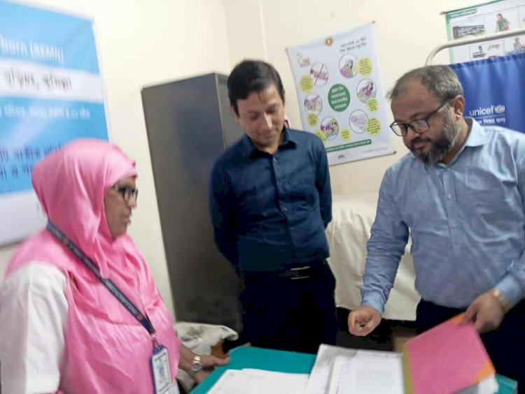 বুড়িচং সরকারি হাসপাতাল পরিদর্শন করলেন কুমিল্লা সিভিল সার্জন
