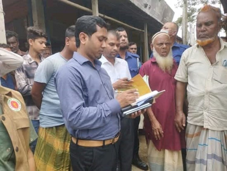 মনোহরদীতে ভ্রাম্যমাণ আদালতে মাংস ব্যবসায়ীকে জরিমানা