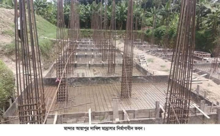 নওগাঁর মান্দায় মাদ্রাসা ভবন নির্মাণের সামগ্রী নিয়ে শ্রমিক উধাও
