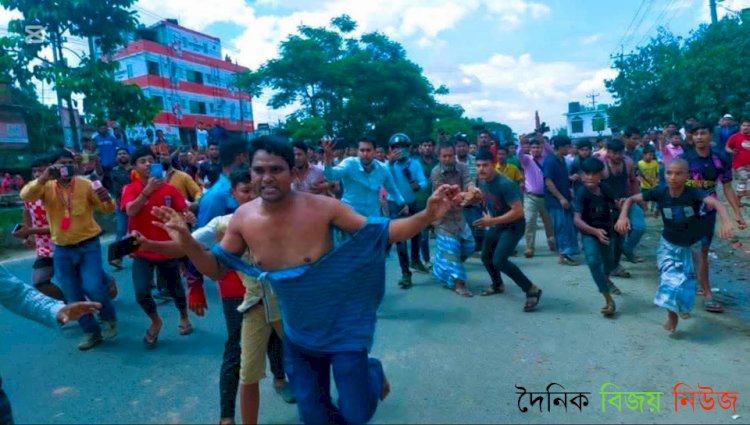 শ্রীপুরে উচ্ছেদ অভিযানে সার্ভেয়ারকে গণধোলাই, আহত ২
