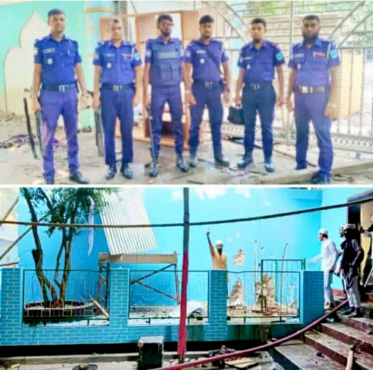 রাজবাড়ীতে দরবারে হামলা পুলিশের গাড়ি ভাঙচুরের ঘটনায় মামলা, আসামি ৩৫০০