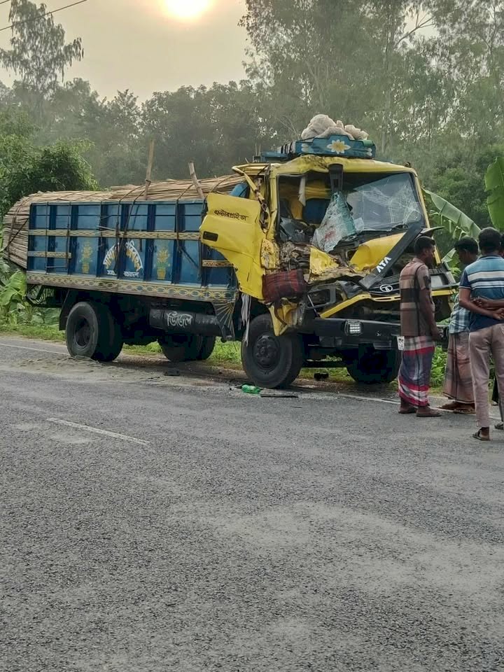 নওগাঁর মান্দা নীলকুঠি বসরীতলা এলাকায়  ট্রাক দুর্ঘটনায় চালকের মৃত্যু