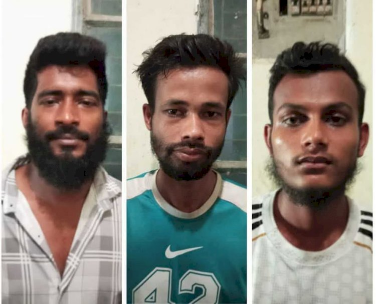 ব্রাহ্মনপাড়ায় হিন করে মোটরসাইকেল চুরির ঘটনায়, তিন চোরকে আটক করেছে পুলিশ