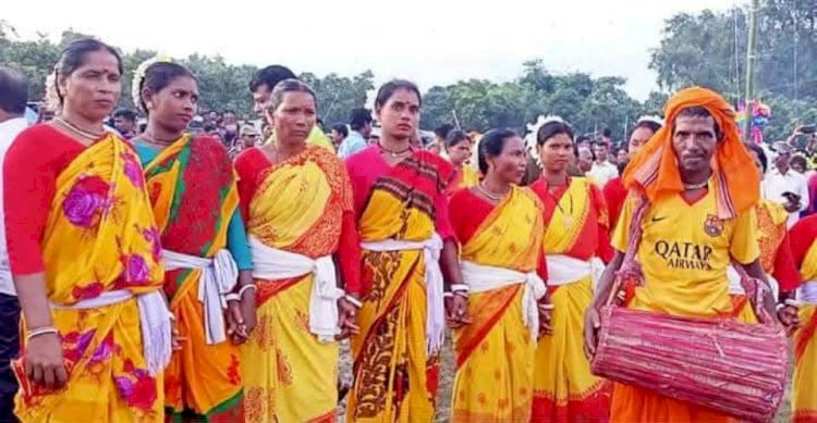 নওগাঁর পত্নীতলায় নৃগোষ্ঠী আদিবাসীদের ঐতিহ্যবাহী কারাম উৎসব ২০২৫ পালিত