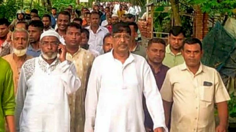 কেশবপুরের হাসানপুর ও বিদ্যানন্দকাটি ইউনিয়নে গণসংযোগ করলেন বিএনপি নেতা আজাদ