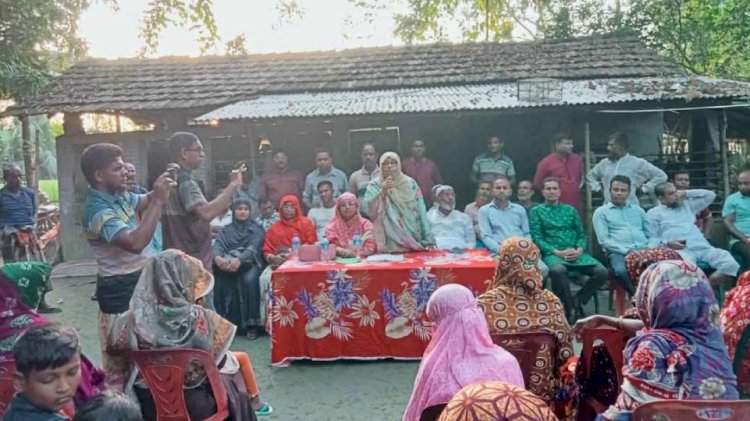 কেশবপুরের বিদ্যানন্দকাটি ইউনিয়নে বিএনপির উঠান বৈঠক