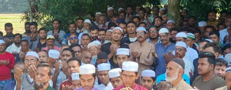কেশবপুরে শহীদ আবু বকর আবুর কবর  জিয়ারাত করলেন জেলা বিএনপি নেতৃবৃন্দরা