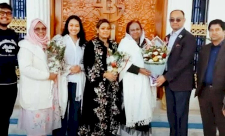 রংপুরে আসেফ বারী টুটুলের বাসভবনে টিএমএসএস প্রতিনিধিদলের সৌজন্য সাক্ষাৎ