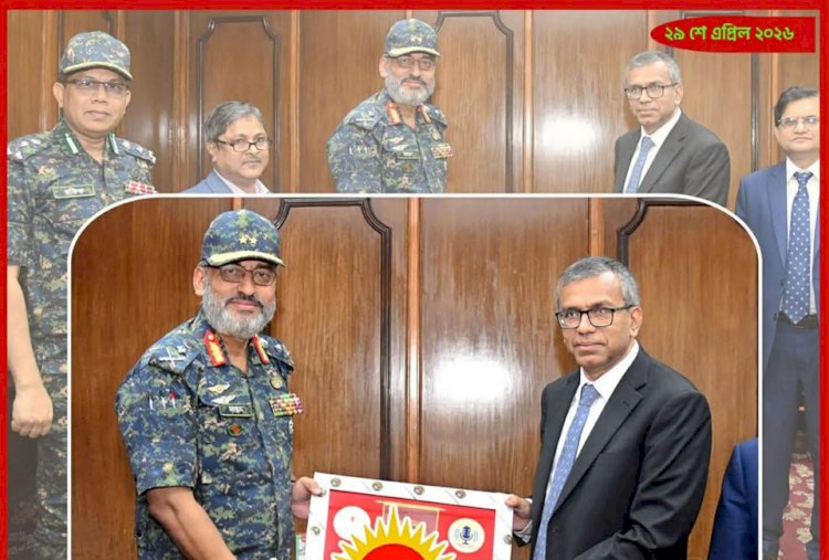 ঢাকায় বাংলাদেশ ব্যাংকের গভর্নরের সাথে আনসার-ভিডিপি ব্যাংকের চেয়ারম্যানের সৌজন্য সাক্ষাৎ