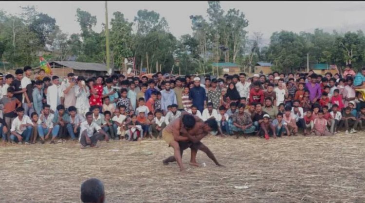 নাইক্ষ্যংছড়ির বাইশারীতে ঐতিহ্যবাহী বলি খেলা উপভোগ করলেন বিএনপি নেতাকর্মীরা!