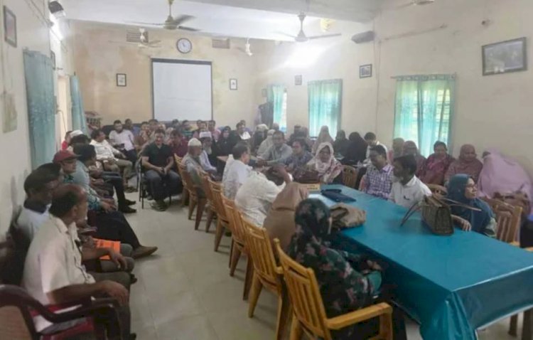 ময়মনসিংহ ঈশ্বর গঞ্জ থানা স্বাস্থ কমপ্লেক্সে মাসিক সমন্বয় সভা অনুষ্ঠিত হয়। স্বাস্থ্য সহকারী ও কমিউনিটি হেলথ কেয়ার প্রোভাইডারদের
