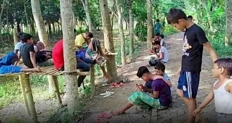 গ্রাম থেকে হারিয়ে যাচ্ছে লেখাপড়া
