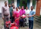 সমাধিনগর ব্র্যাক শাখা অফিসে সদস্যের মাঝে গার্ডেন টিলার বিতরণ