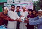 পীরগাছায় SNK DREAM Foundation-এর উদ্যোগে জার্সি ও ফুটবল বিতরণ