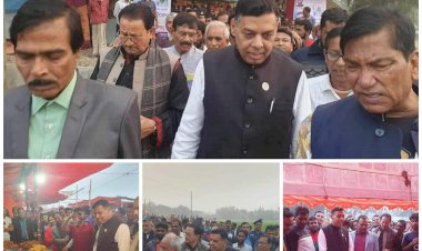 নওগাঁর মহাদেবপুরে শতবর্ষী ঐতিহ্যবাহী বিশাল হিন্দু বাঘা মেলা পরিদর্শন করেন এমপি সৌরেন্দ্রনাথ চক্রবর্তী