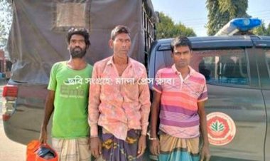 নওগার মান্দায় শরিফুল এমদাদুল ও ধনকুশার নামে তিনজন মাদক সেবীর কারাদন্ড