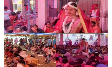 নওগাঁ সদর উপজেলা বলিহার‌ শ্রী শ্রী রাধাগোবিন্দ মন্দিরে ২৪ প্রহরবাপী ৩৩ তম লীলা কীর্তন ‌যজ্ঞ অনুষ্ঠান অনুষ্ঠিত